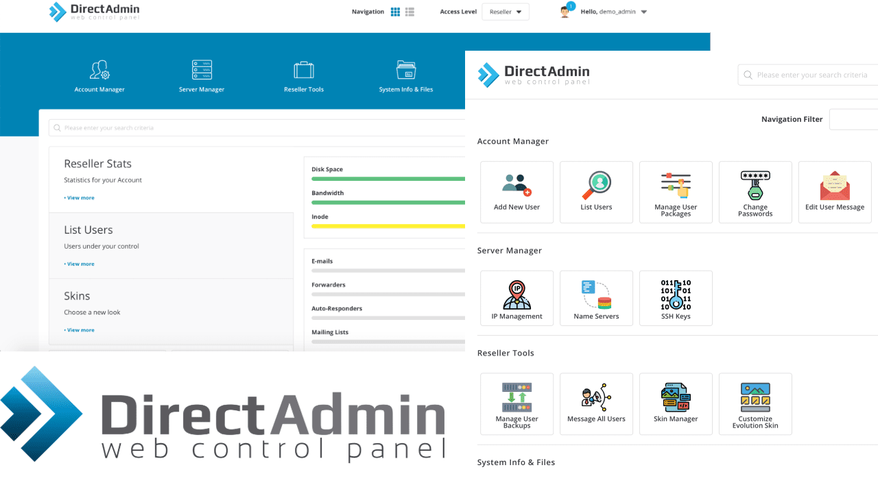 reseller hosting directadmin