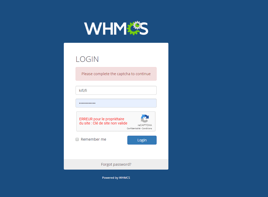 solusi tidak bisa login whmcs krn google recaptcha