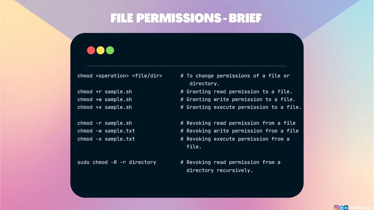chmod permission 755