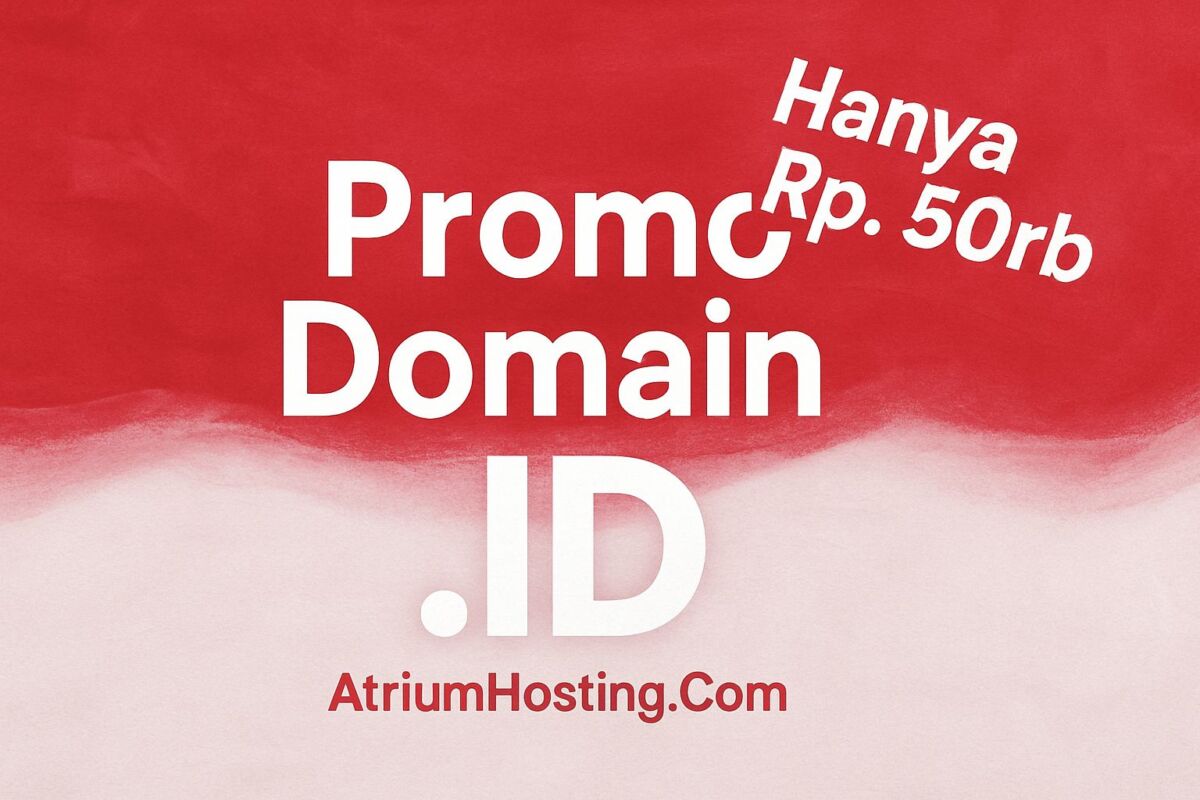 Promo Domain .ID Hanya 50rb 17-18 Agustus 2025 ( SELESAI) promo domain .id